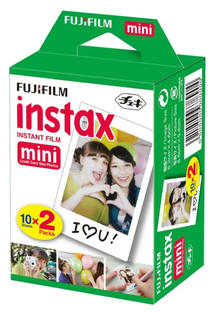 Fuji Instax Mini Film, 20 Sheets