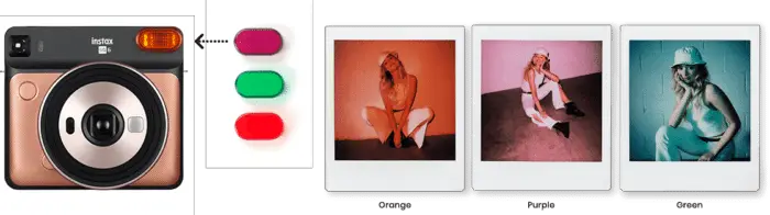 Instax Square SQ6 Color Filters