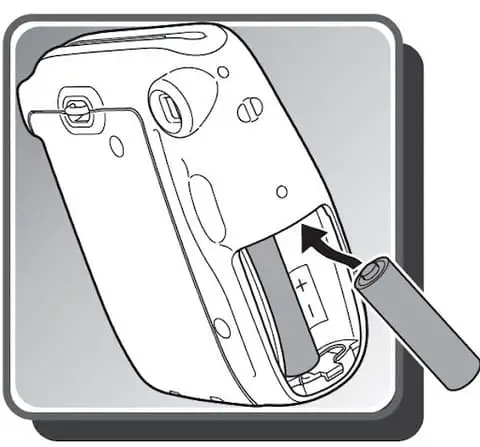 Inserting the Batteries in the Fujifilm Instax Mini 11