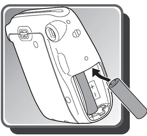 Inserting the Batteries in the Fujifilm Instax Mini 11