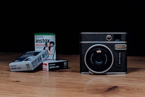 Lens and Instax Mini Film