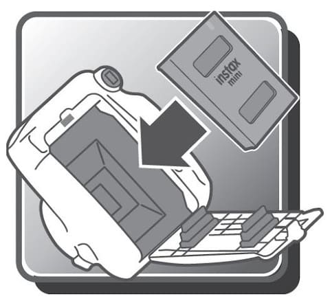 Loading Instant Film Pack in the Into The Fujifilm Instax Mini 11
