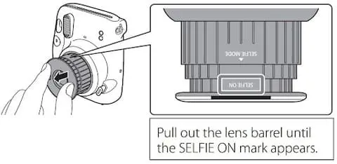Pulling The Lens Barrel Out For Selfie Mode